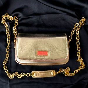Lilly Pulitzer Gold Crossbody Purse